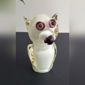 Canadian Glass White owl
